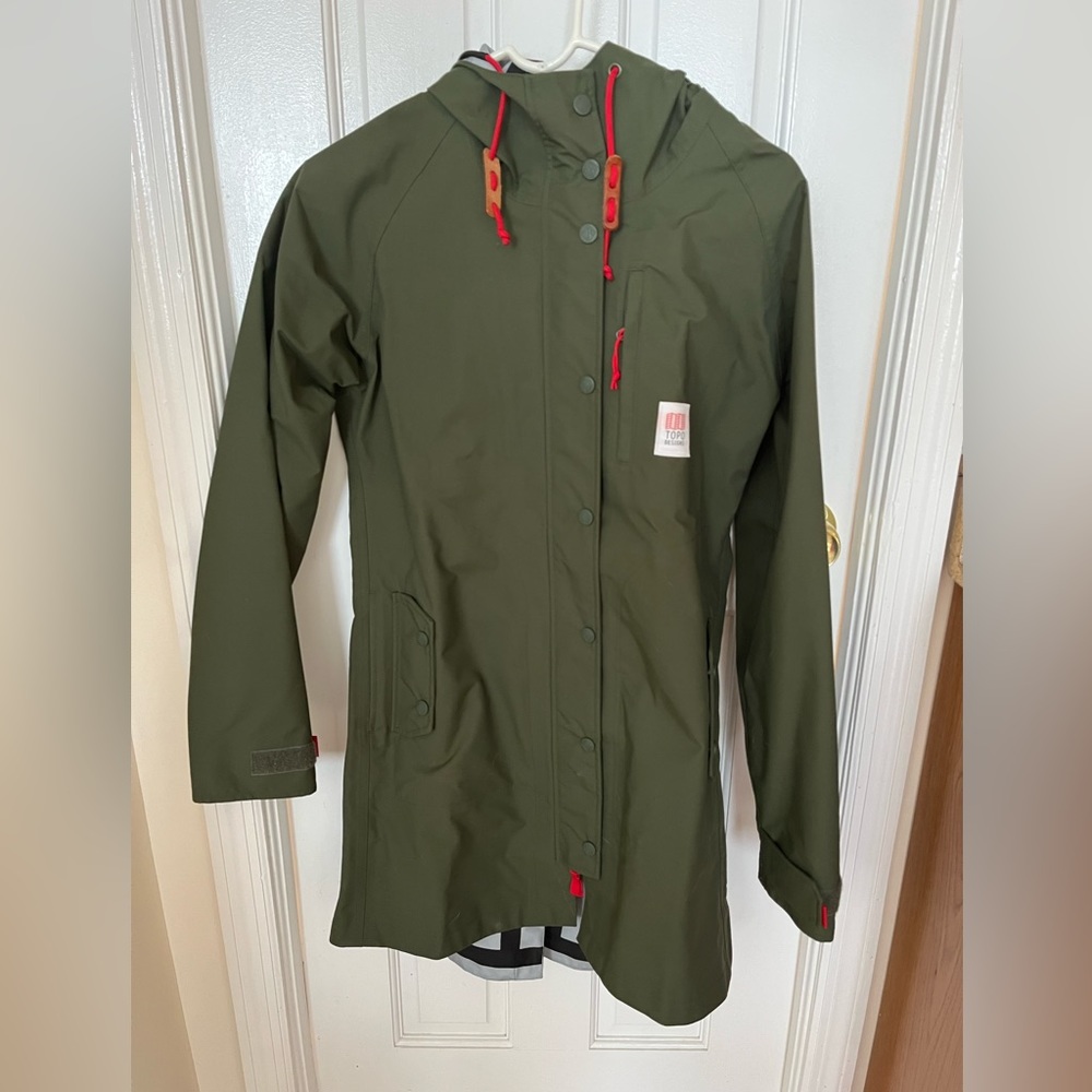 Topo Designs rain jacket